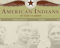 American Indians in the Army site