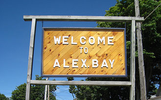 Alexandria Bay Sign