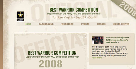 2008 Best Warrior Site